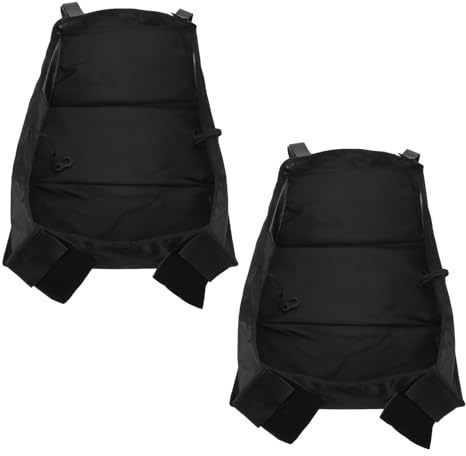 TOYANDONA Bolsa Organizadora para Cochecito Debajo Cesta, 2 Unidades Negro Oxford, Accesorio Multifuncional para Almacenamiento de Pañales y Artículos de Ñiño, Adecuado para Paseos al Aire