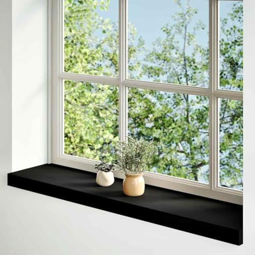 Lumanois Davanzali 2 pz Marrone Scuro 100x20x2 cm Legno Massello Rovere, Articoli di ferramenta,Materiali da Costruzione,Materiali per finestre,Telai per finestre, 7.45kg-4009176