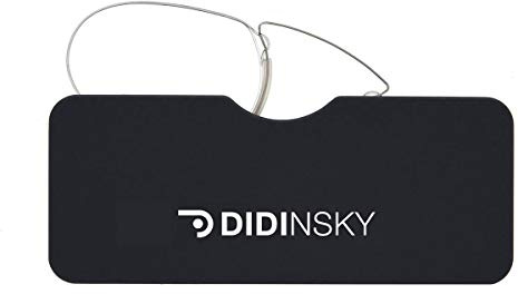 DIDINSKY Louvre lunettes de lecture pince-nez, Noir +2,5