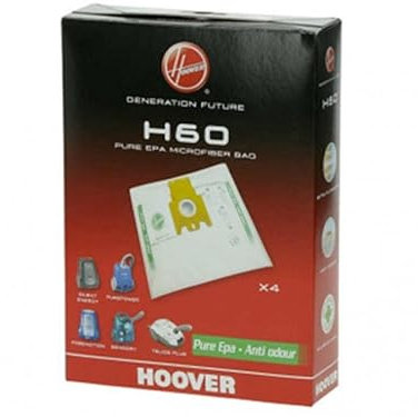 H60 4pcs Hoover Sensory Freemotion Original Bags