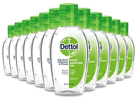 Dettol - Hand Sanitiser Gel - 50ml (Anti-bacterial 12 Pack)