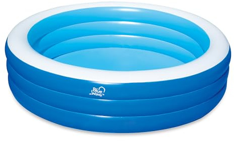 Inflatable 7.5-ft x 22-in Deep Round Family Pool with Cover