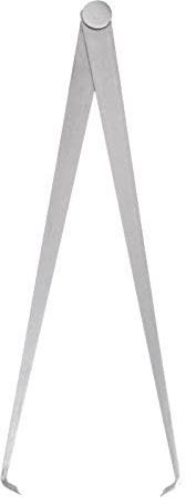 sourcing map Firm Joint Inside Caliper 300mm 12 inch 410 Stainless Steel Firm Friction Joint Internal Measurement Tool