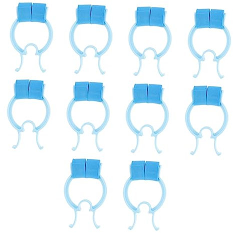 MAGICLULU 20 Stk Clip Zur Nasenkorrektur Nasenzange Nasenstopper Für Den Haushalt Nase Nasenstopper Clips Schaumstoff-nasenclips Nasenklammer Zum Schnarchen Tragbarer Nasenstöpsel Sehen