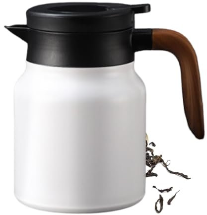 Portable Thermal Coffee Carafe, Coffee Pot Carafe, Large Capacity Coffee Carafe, Hot Water Pitcher, Beverage Dispenser, Vacuum Coffee Carafe, Thermal Carafe for Coffee, 1L Insulated Carafe, Thermal