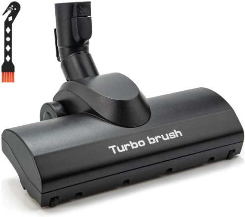 Portek Turbo Brush Head Compatible with Miele Vacuum Cleaners C1 C2 C3 CX1 Series, Turbine Floor Nozzle Attachment, Effortless Cleaning for Carpets Area Rugs Hard Floors