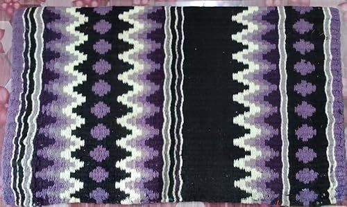 EQUIEMPRESS Sattelunterlage Western Show/Westernsatteldecke aus Neuseelandwolle, Top Wool Pad Sensor Flex (Anpassung möglich) A-465 (34 x 33)