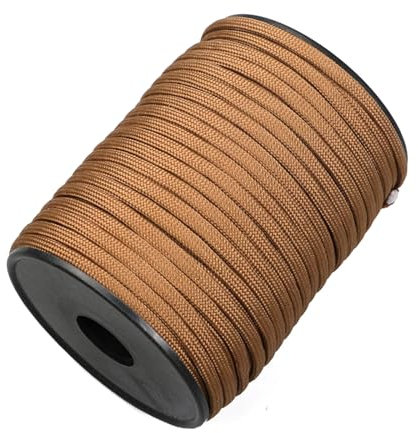 Cuerda de paracaídas resistente multiusos, cuerda de paracaídas reforzada para emergencias eólicas, ideal para escalada de supervivencia para campamento