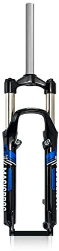 Mountainbike-Federgabel, 66 cm, 100 mm, Reise, Vordergabel, gerades Rohr, Aluminium, mechanische Gabel, QR, 9 mm Scheiben-/V-Bremse