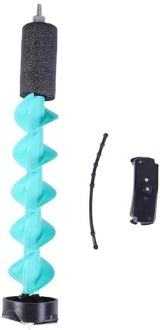 Garosa Punta di Trapano a Coclea di Ghiaccio 5 Pollici, Lama in Acciaio in Lega di Nylon Pesante Leggera per Acque Profonde Perforazione dello Strato di Ghiaccio Spesso