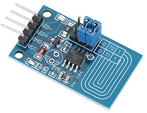 BONKZEBU PWM-Steuerung LED-Dimmer, Kapazitives Touch-Dimmer-Modul 2,4–5 V, Einstellbare Helligkeit mit Berührungsempfindlichkeit, Zum Dimmen von LED-Streifen, Lampen
