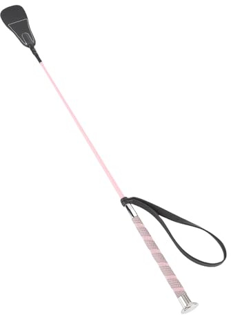 Jiawu Ridpiska, 68 Cm Hästdressyr med Halkfritt Handtag, Gummiarmband och Läderspets, Ridutrustning för Träning