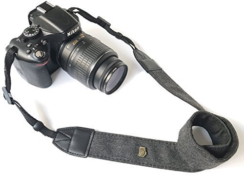 Alled Sangle Appareil Photo,Sangle de cou d'épaule Amovible Attache Rapide Bandoulière,pour tous les Appareils Photo Dslr Canon Nikon Sony Lumix Olympus Kodak Sangle Appareil Photo Vintage