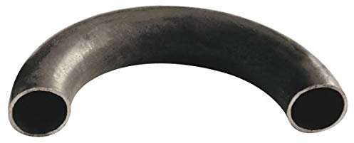 Schweißbogen 180 Grad lang 88,9 mm 3 DN 80 schwarz