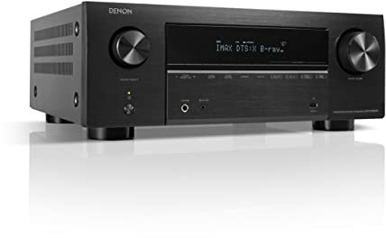 Denon AVC-X3800H 9.4-Kanal AV-Receiver, Verstärker mit Auro-3D, Dolby Atmos, DTS:X, 6 8K-Eingänge und 3 Ausgängen, Bluetooth, AirPlay 2, HEOS-Multiroom, Alexa kompatibel, schwarz