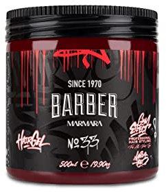 BARBER MARMARA No.33 Hair Styling Gel 500 ml – gel per capelli da uomo – forte tenuta – non si attacca e senza residui – senza alcool – profumo fresco – gel per capelli – effetto gommoso