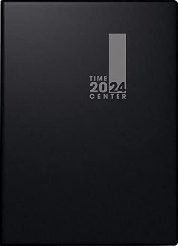 BRUNNEN Wochenkalender TimeCenter Modell 728 2024 2 Seiten = 1 Woche Blattgröße 10 x 14 cm schwarz