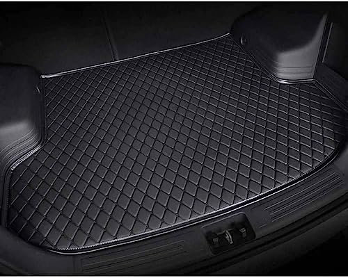 Vollflächige Kofferraummatte Kofferraummatte Automatte für Opel Astra H HTB 2004-2014,Black+Black