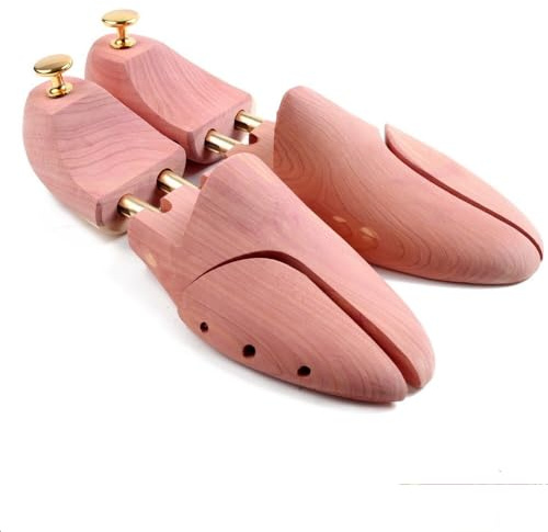 MAIL MORE Shoe Stretcher Wood Shoe Tree Cedar Stretcher Adjustable Shoe Shape UK Size 6-11 (UK 6-7)