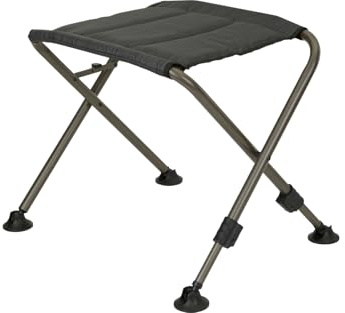 BERGER Slimline Beinauflage | Klapphocker Camping Fußhocker Outdoor belastbar bis 100 kg | Campinghocker Campingstuhl Fußstütze klappbar leicht & stabil | als Hocker oder Fußablage