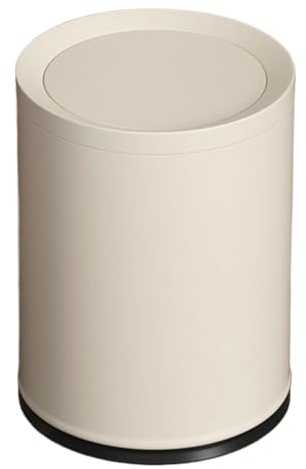 Guangcailun Innovador contenedor de Basura con Orificios de Almacenamiento en Cubo Interior Que simplifica la gestión de residuos de Doble Capa Interior y Exterior, Blanco, 12L
