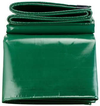 LDQBF Lona Protectora Multiusos, 1.5x28m 520g/m² PVC Lona ángulos Reforzados, rectangulares Lona de protección Reforzada, Lona para poll, Muebles de jardín, Lona con Ojales Verde