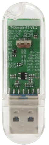 Pqahffowr - Tarjeta de desarrollo de Dongle T-Dongle-S3 ESP32-S3 para Nerdminer Bitcoin Miner BTC Miner Dongle USB