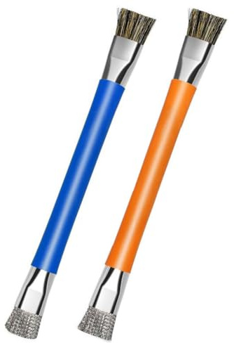 2 x Handy-Motherboard-IC-Reinigungsbürste, antistatisch, ESD-sicher, harte Borstenbürste für Computer, Leiterplatten, Reinigungswerkzeuge