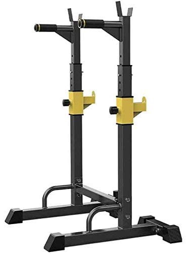 OWOHYG Integriertes Squat Rack Gewichtheber-Rack, Multifunktionales Langhantel-Rack für Zuhause, Krafttraining, Heim-Fitnessstudio