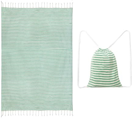 POGHYD Juego de Toallas de algodón Turco Suave for Relajarse en Color Azul(Green)