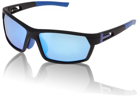 TUCKBOLD Motorrad Fahrbrille Blendfreie Tri-Acetat Cellulose PC UV400 Fahrradsonnenbrille