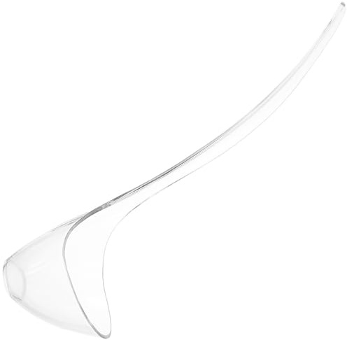 GALPADA Mestolo per Servire in Plastica Trasparente Resistente Agli Urti Manico lungo Ergonomico Cucchiaio Grande Riutilizzabile per Ristoranti e Uso Domestico Utensile Robusto per