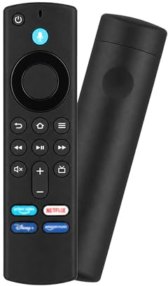 Ersättande röstfjärrkontroll för AMZ smart TV-pinnar 4K/4K Plus/Select/Max/Lite/HD och Smart TV-kub (1:a gen, 2:a gen, 3 generationen)