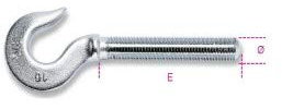 BETA 8003ZD M20 - Ganci per tenditori, filettatura destra, zincati