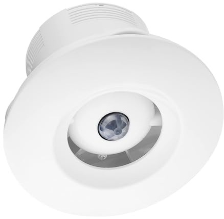Baño ventilador Extractor de techo 150 mm/6 con temporizador y sensor de movimiento (retraso) rodamiento de bolas Cocina Redonda Ventilador wxo150r