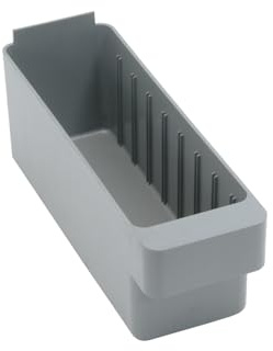 Quantum Storage K-QED501GY-6 6-Pack Super Tuff Euro Drawers, 11-5/8 x 3-3/4 x 4-5/8, Gray