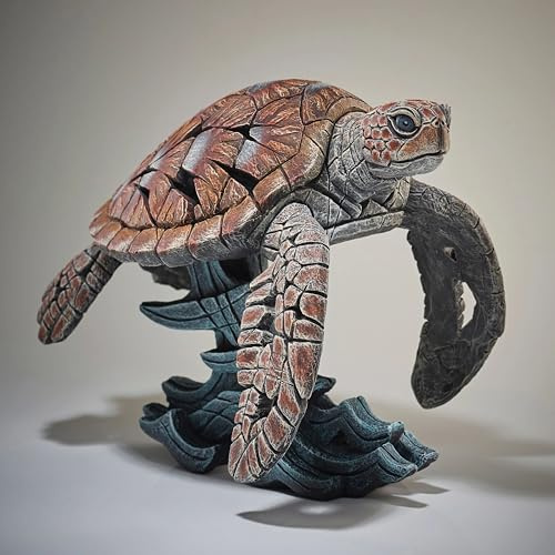 Enesco Edge Sculpture Sea Turtle Sculpture Figurine 17 Inch Long 6005342