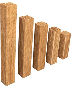 REESE Kehlleisten GmbH Universal Eckblock Ecke ECKTURM Eckstab für Eiche Sockelleisten GEÖLT (Eckturm Premium (mit Fase), 85 mm Höhe)