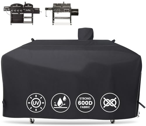 QuliMetal GC7000 Grill Cover for Smoke Hollow 4 in 1 Combo Grill PS9900, Pit Boss Memphis Ultimate Grill, PS9900-SY18 47180T, DG1100S, PB73952, 79 inch BBQ Grill Cover, All Weather Protection | 200,7 cm Grillabdeckung für Pit Boss Memphis Ultimate Grill, PS9900-SY18 47180T, DG1100S, PB73952, Allwetterschutz