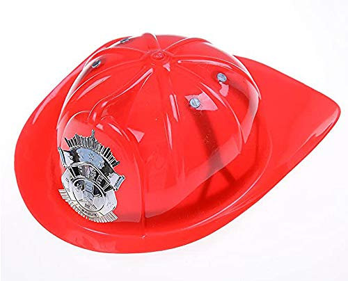 Brigamo US Feuerwehrhelm Kinder mit Fire Chief Abzeichen, Größenverstellbar