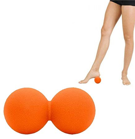 Fitness Doppel-Massageball mit Massageball, Lacrosse, Massageball, Militärball, doppelte Kugel für Selbstmassage