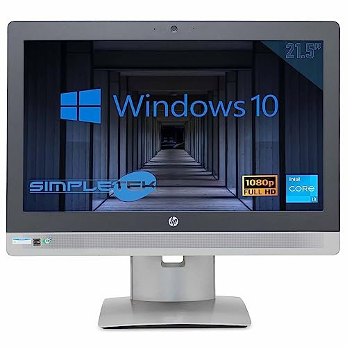 HP Pro One 600 G2 21.5 FHD INTEL i3 6100 3.7GHz DDR4 WIN 10 PRO WORK All-in-One Desktop PC (Refurbished) (without Wireless Mouse and Keyboard Kit, 4GB RAM 120GB SSD)