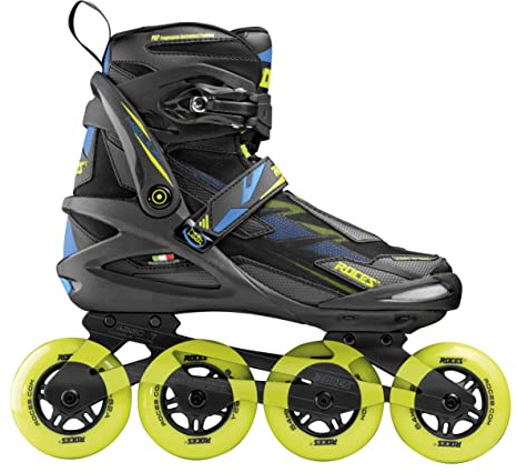 Roces, Helium II TIF Unisex Erwachsene, Black-Lime, 47
