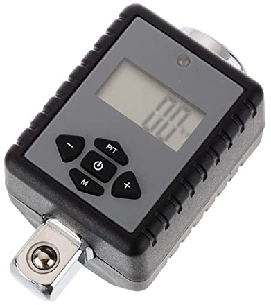 ThreeH 1/4 Zoll Digital Drehmomentadapter (0,22-22,1 ft-lb/0,3-30 Nm) mit Summer und LED Blitz 1/4 Zoll Antrieb Digitaler Drehmomentschlüssel Konverter | Digitaler Drehmomentschlüssel-Konverter, 0,3–30 Nm, 1/4-Zoll-Antrieb