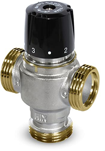 Valvola miscelatrice termostatica da 1 1/4 M Campo di regolazione: da 30 a 65°C KVS 4,5