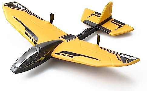 Flybotic - Avion Télécommandé Hornet Evo - Matière Mémoire de Forme - Jouet Radiocommandé Volant pour enfant et adulte - Intérieur/Extérieur - Dès 8 ans