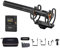 COMICA CVM-VM30 2.4G Super Cardioid Condenser Microphone sans Fil pour Appareil Photo, Smartphone et PC avec 75/150 Hz, Microphone vidéo Universel Super cardioïde pour cinéastes, Vloggers