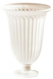 180Ml/6oz ancient frosted glass cup, glass gradual change high foot tea cup - white