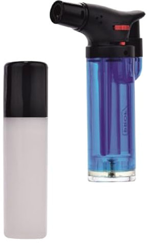 Accendino Accendigas Caramellatore + Ricarica Gas (1, blu)