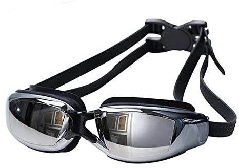 KXQYIKYI File Water Swimming Glasses Adult Swimming Glasses Men and Women Can Adjust with Glasses Water Sports Glasses(D)